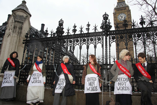 Chained to parliament Chained to parliament